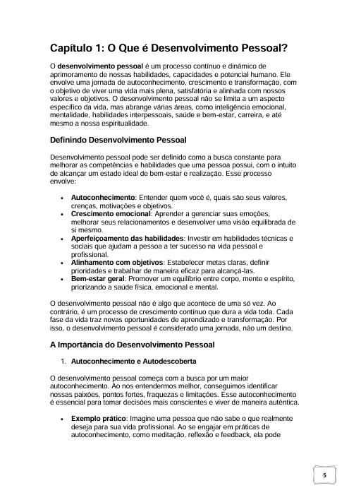 Desenvolvimento Pessoal e Autoajuda:  Um Guia Completo para Transformar Sua Vida