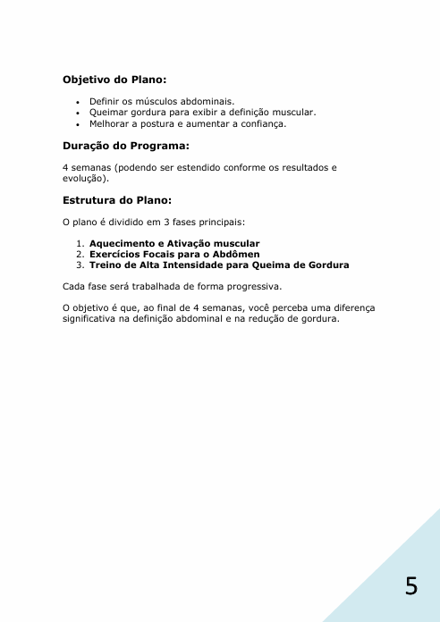 Plano Completo para Abdominais Definidos em Casa